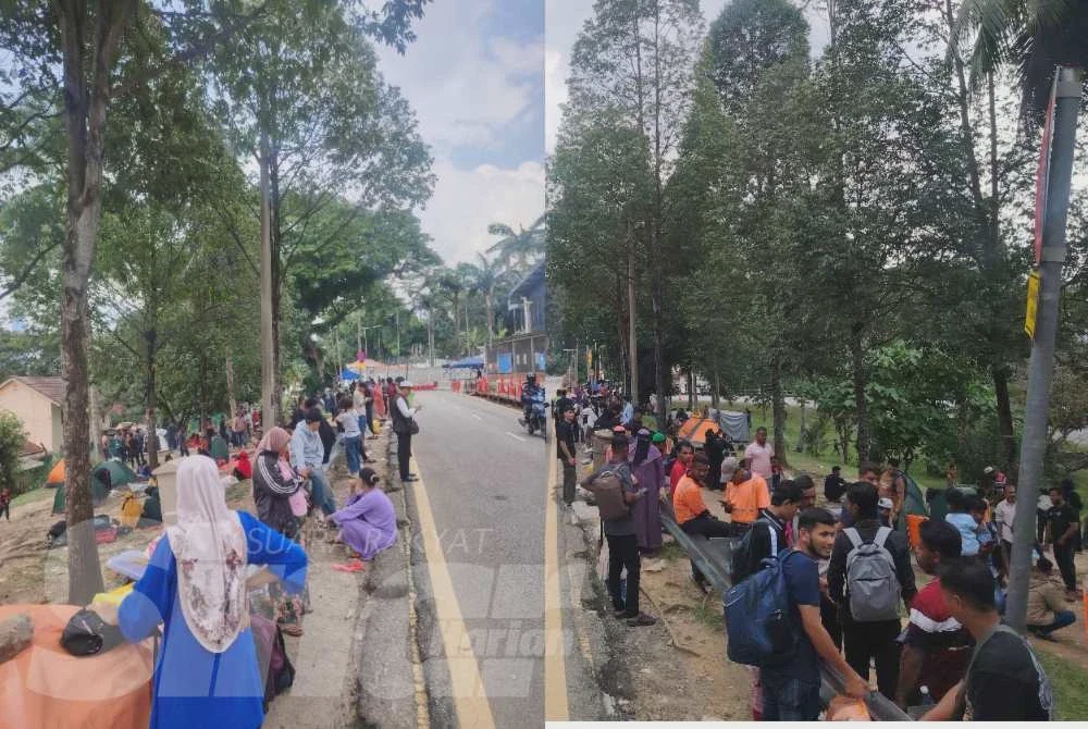 Image from: Diusir dari Kampung Kuala Muda, etnik Rohingya 'serbu' pejabat UNHCR