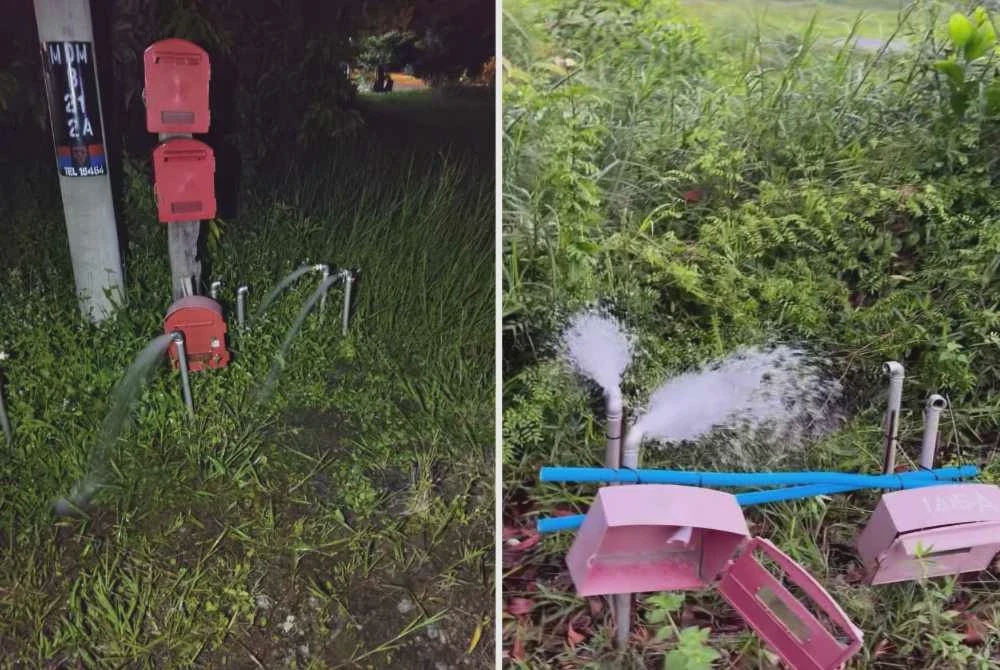 Image from: Meter air hilang satu demi satu, penduduk Kuala Terengganu dan Marang makin resah