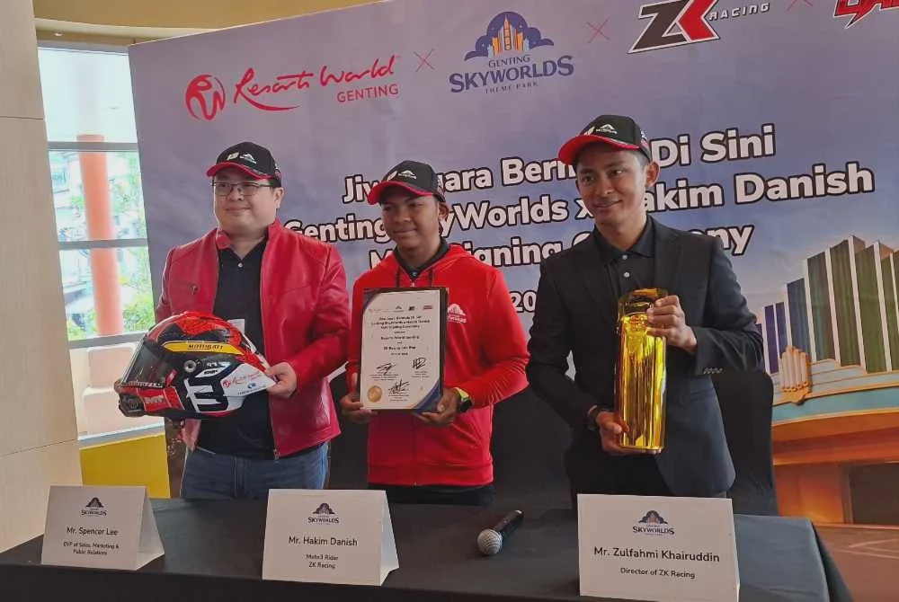 Image from: Hakim Danish dilantik duta Taman Tema Genting SkyWorlds