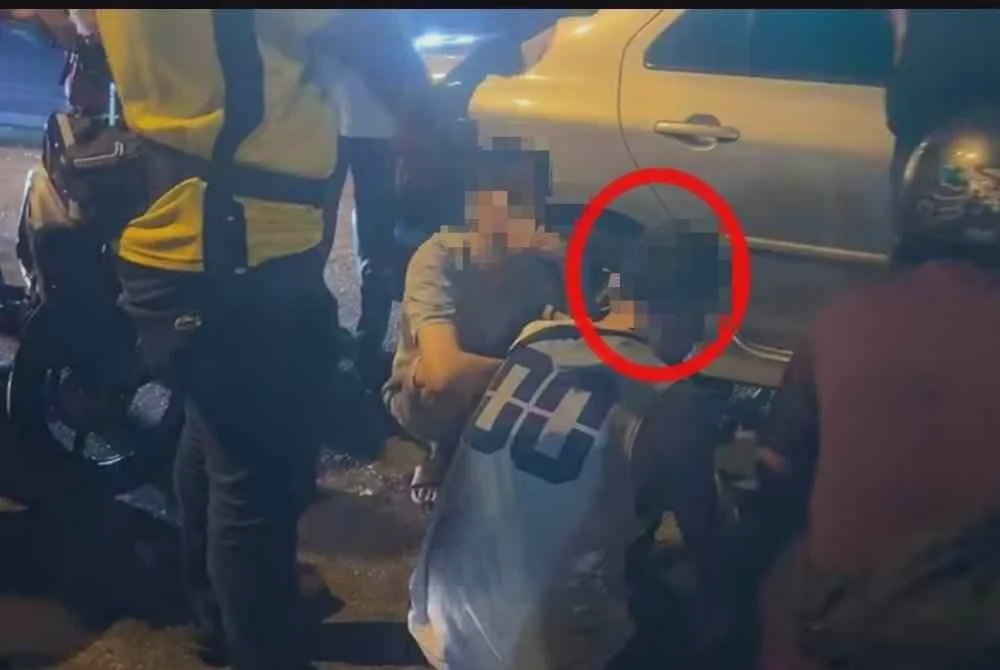 Image from: Pemandu e-hailing 'lalok' ada tujuh rekod kes dadah direman kes rempuh Myvi di lampu isyarat