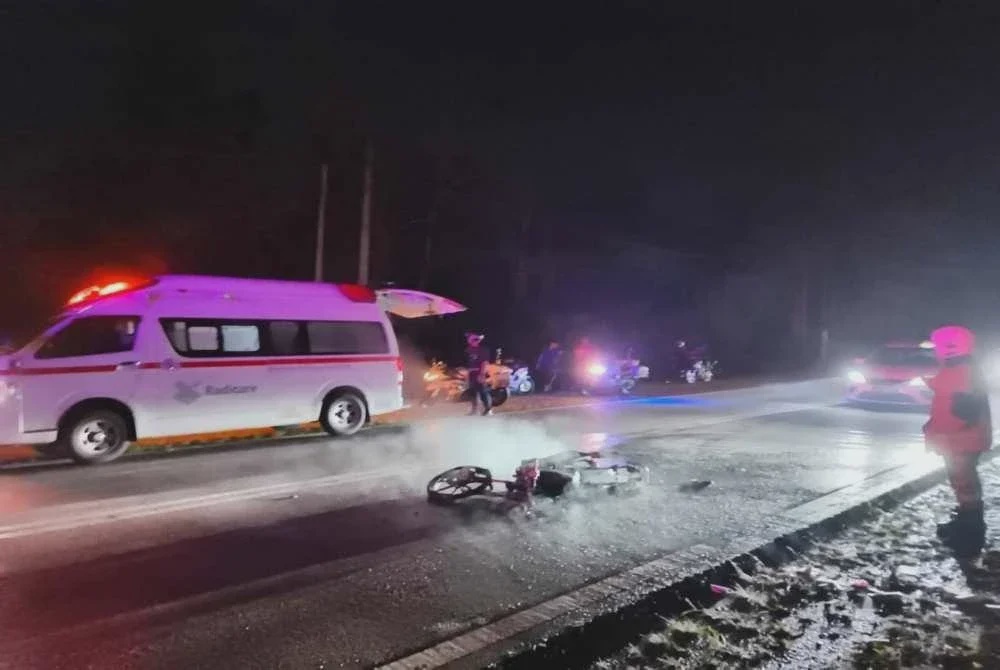 Image from: Tak sempat sampai, dua motosikal terbakar dalam perjalanan ke program RXZ Members