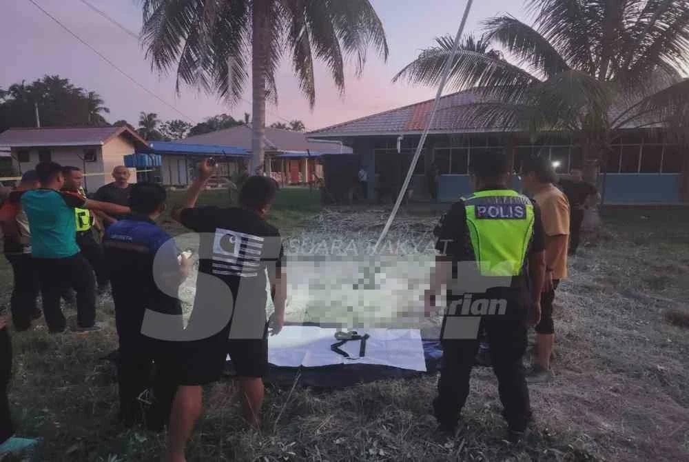 Image from: Renjatan elektrik: Jenazah tiga anggota polis dibawa ke hospital untuk bedah siasat