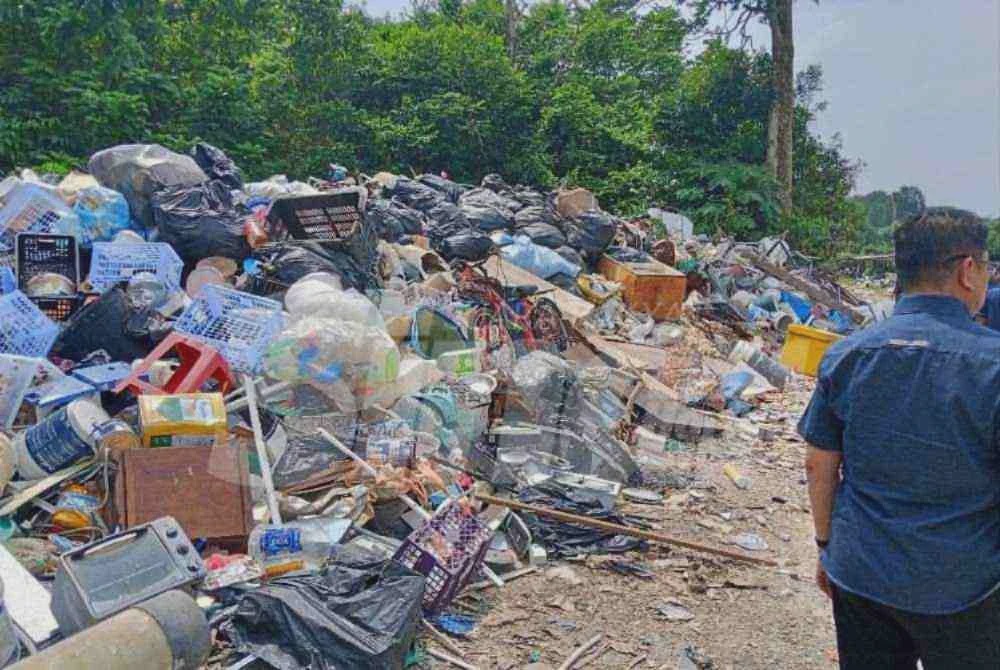 Image from: Tanah pertanian jadi pusat sisa haram, lima tahun beroperasi tanpa lesen