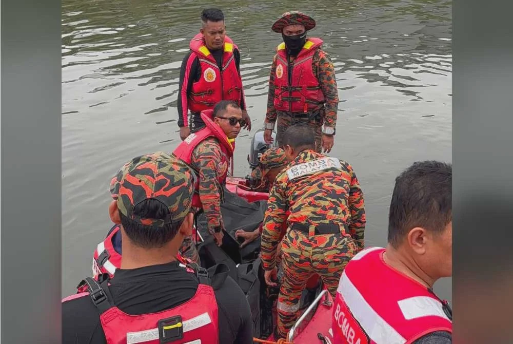 Image from: Hanyut tiga kilometer, kanak-kanak tujuh tahun ditemukan meninggal dunia
