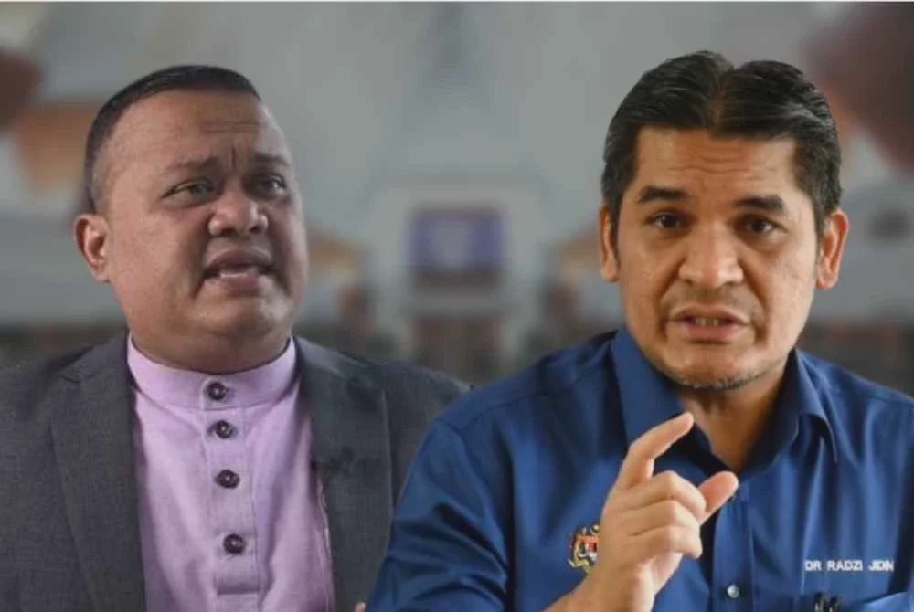 Image from: [VIDEO] 'Jangan pukul rata semua Melayu-Islam sakau duit rakyat' - Radzi Jidin tegur Mohd Sany
