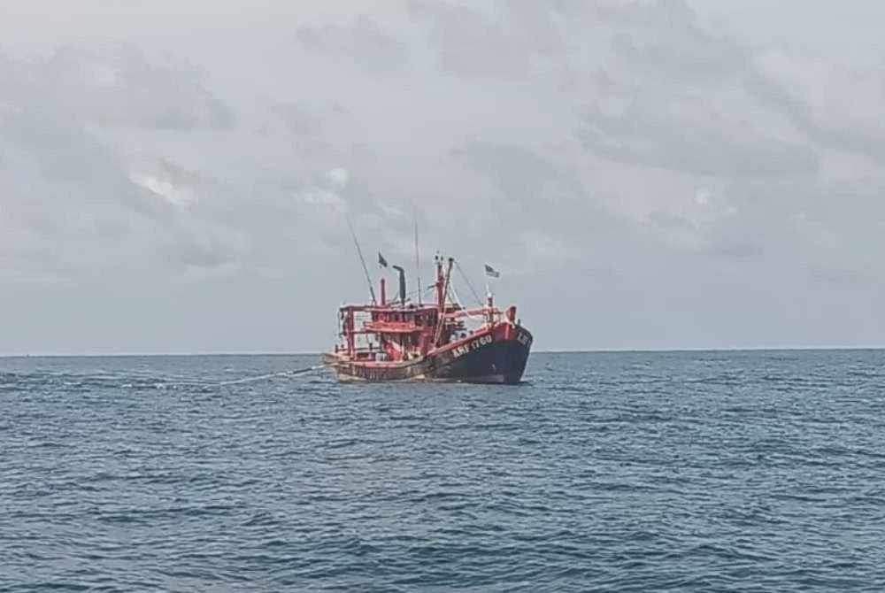 Image from: Nelayan disyaki jatuh bot ketika tarik pukat