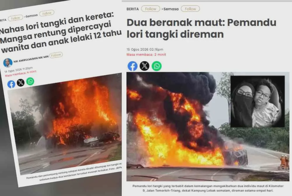 Image from: Pemandu lori tangki akan didakwa esok