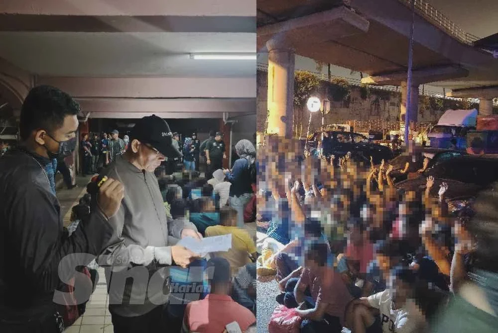 Image from: 'Pekerja asing ditangkap, lampu pasar borong tiba-tiba terpadam'