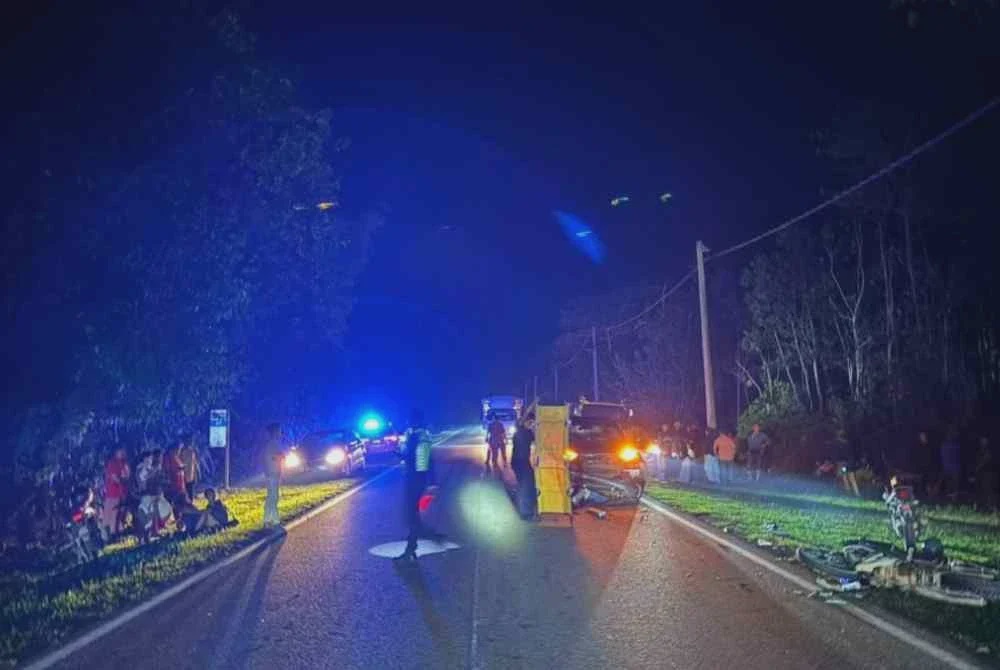 Image from: Petani maut motosikal terbabas selepas langgar musang