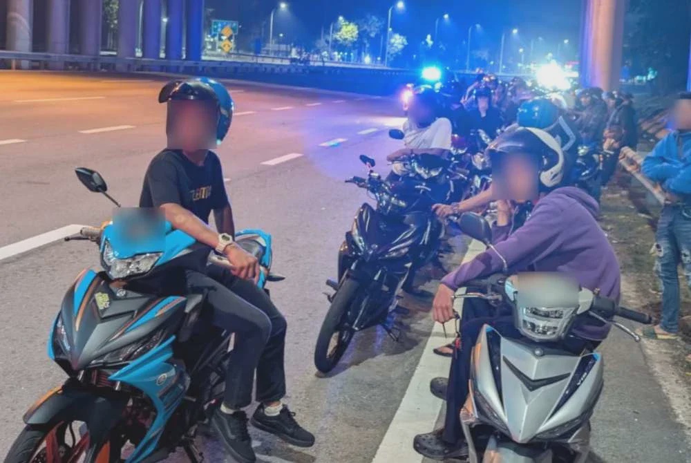 Image from: Pelesit jalanan dicekup, 31 motosikal disita