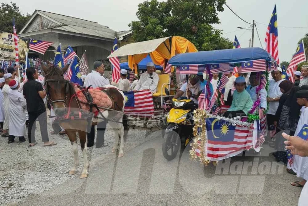 Image from: ‘Agung’ ketuai 30 kuda berarak bawa Jalur Gemilang