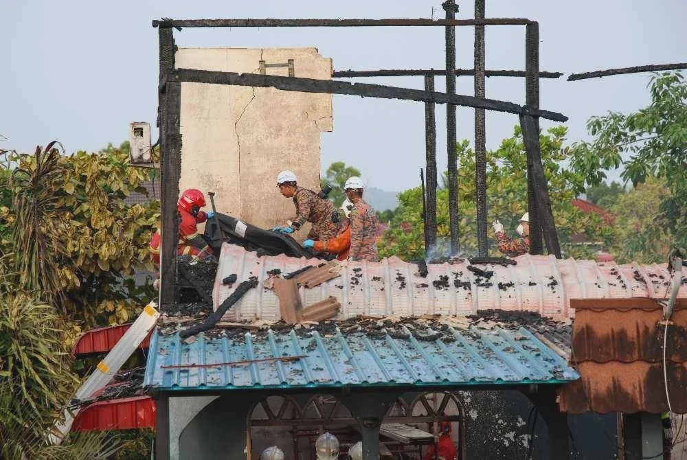 Image from: ​'Kami nekad pecah pintu rumah' - Saksi cerita detik cemas kebakaran ragut dua nyawa