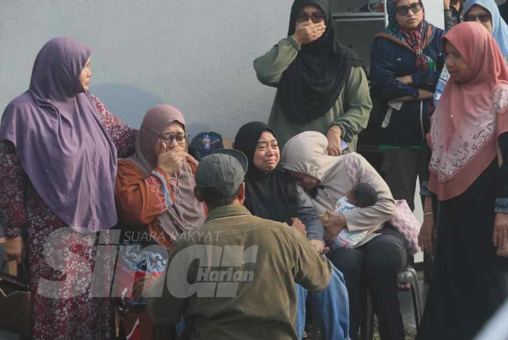 Image from: Bapa, anak sulung maut berpelukan dalam kebakaran, tinggalkan bayi baru lahir