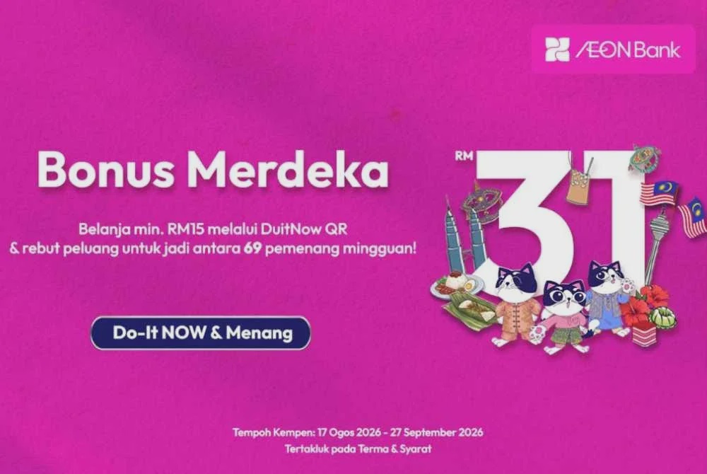 Image from: AEON Bank gandakan ganjaran sempena merdeka, Hari Malaysia
