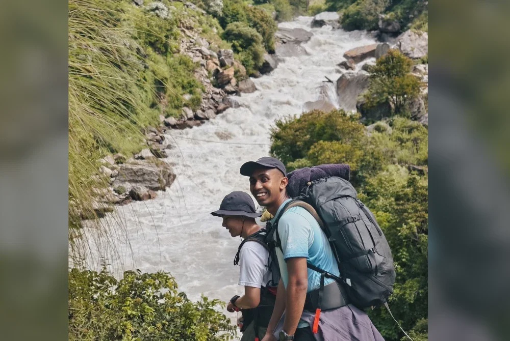Image from: Banjir Nepal: 'Lokasi terakhir tiga rakan saya di Bhote Koshi'