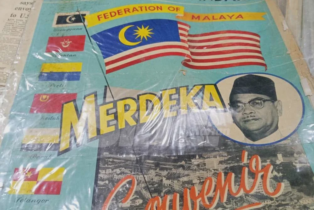 Image from: Salinan Pemasyhuran Kemerdekaan 1957 khazanah berharga disimpan Cikgu Jamal