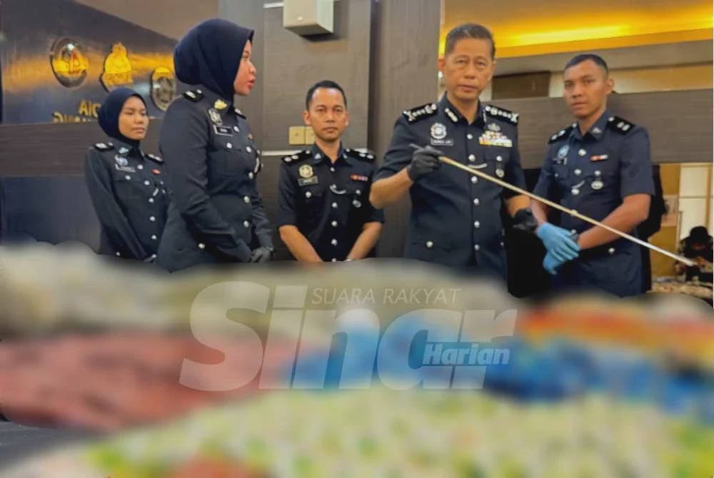 Image from: Suami isteri antara tujuh ditahan, dadah RM3.2 juta dirampas
