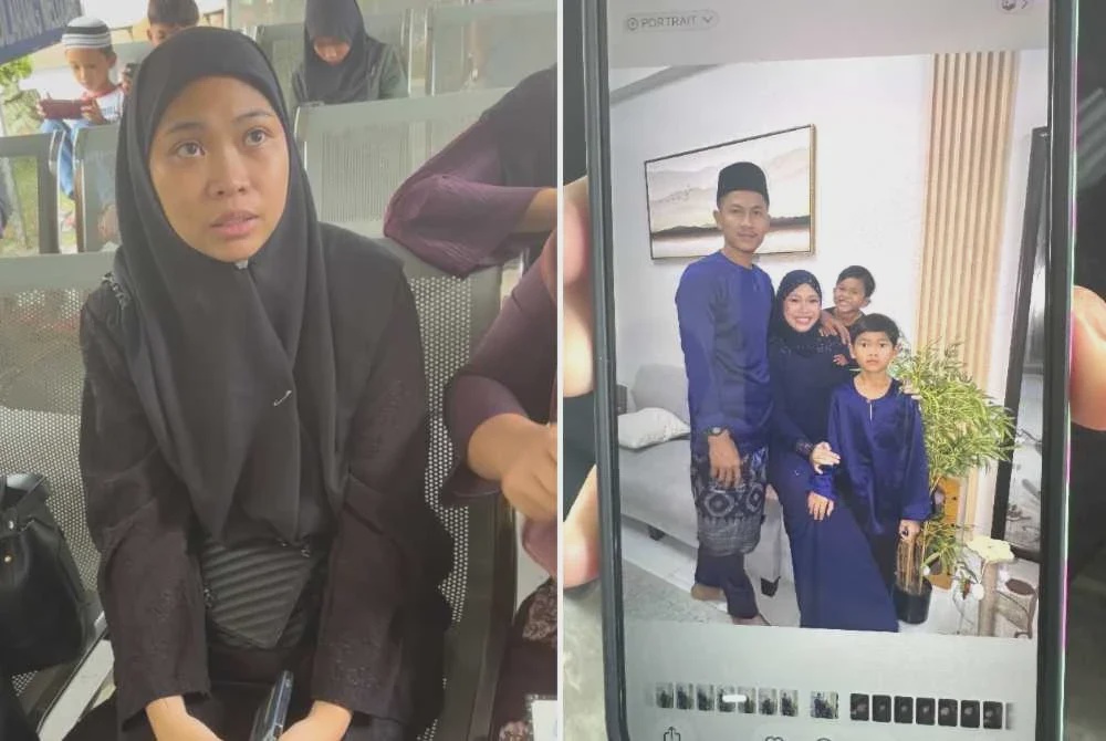 Image from: [VIDEO] Dua beranak lemas:  Tangan bapa masih pegang erat kaki anak