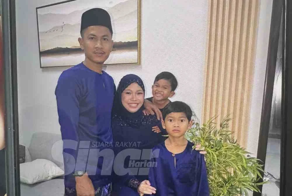 Image from: [VIDEO] Dua beranak lemas:  Tangan bapa masih pegang erat kaki anak