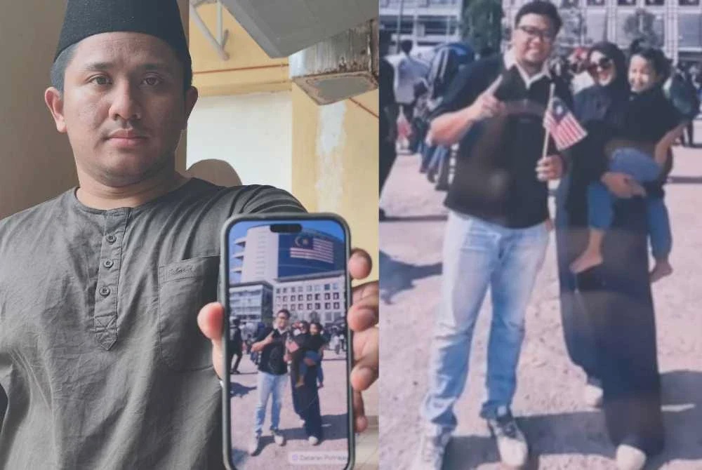 Image from: [VIDEO] Nahas 11 kenderaan: Gambar sambutan merdeka jadi kenangan terakhir tiga beranak