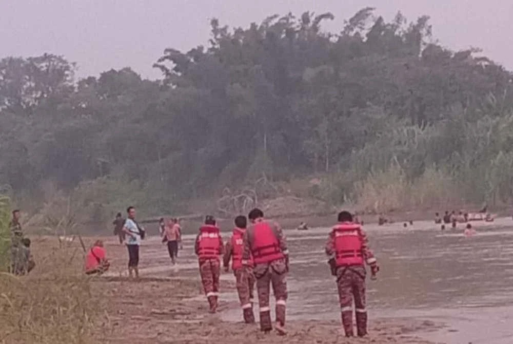 Image from: Budak perempuan maut, dua rakan nyaris lemas ketika mandi sungai
