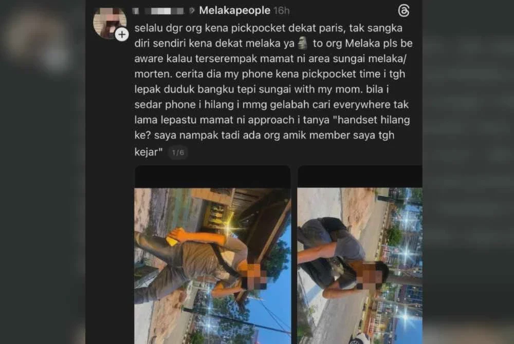Image from: Konon bantu cari telefon hilang, lelaki didakwa minta 'duit kopi' RM200