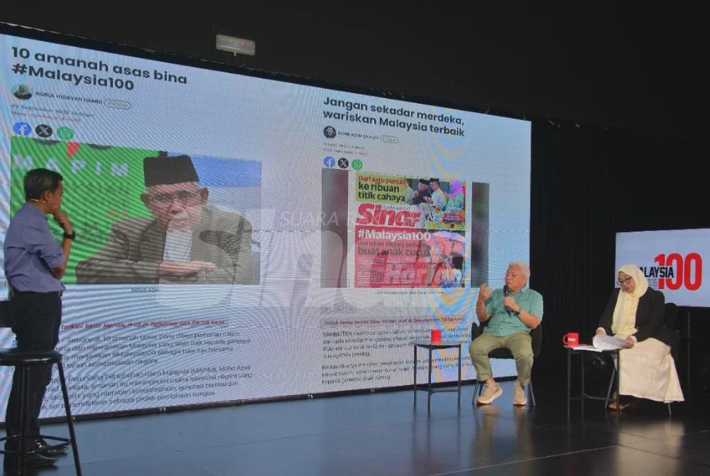 Image from: 'Kita ibarat dalam time bomb, #Malaysia100 jawapannya' - Hussamuddin