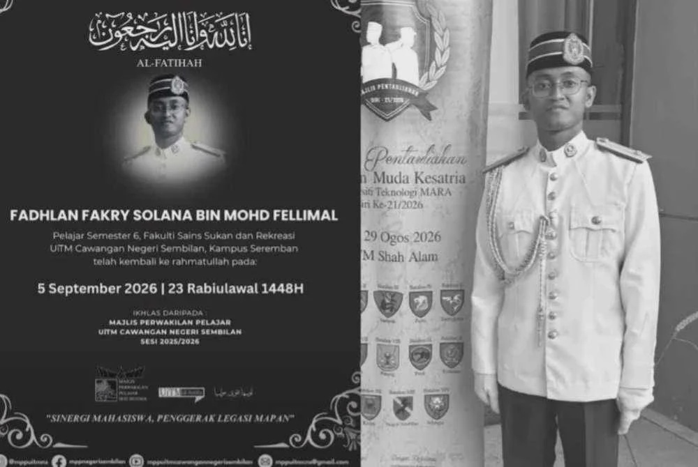 Image from: 'Kami rakam banyak gambar, rupanya itu kenangan terakhir' - Bapa peserta KKEC UiTM meninggal dunia