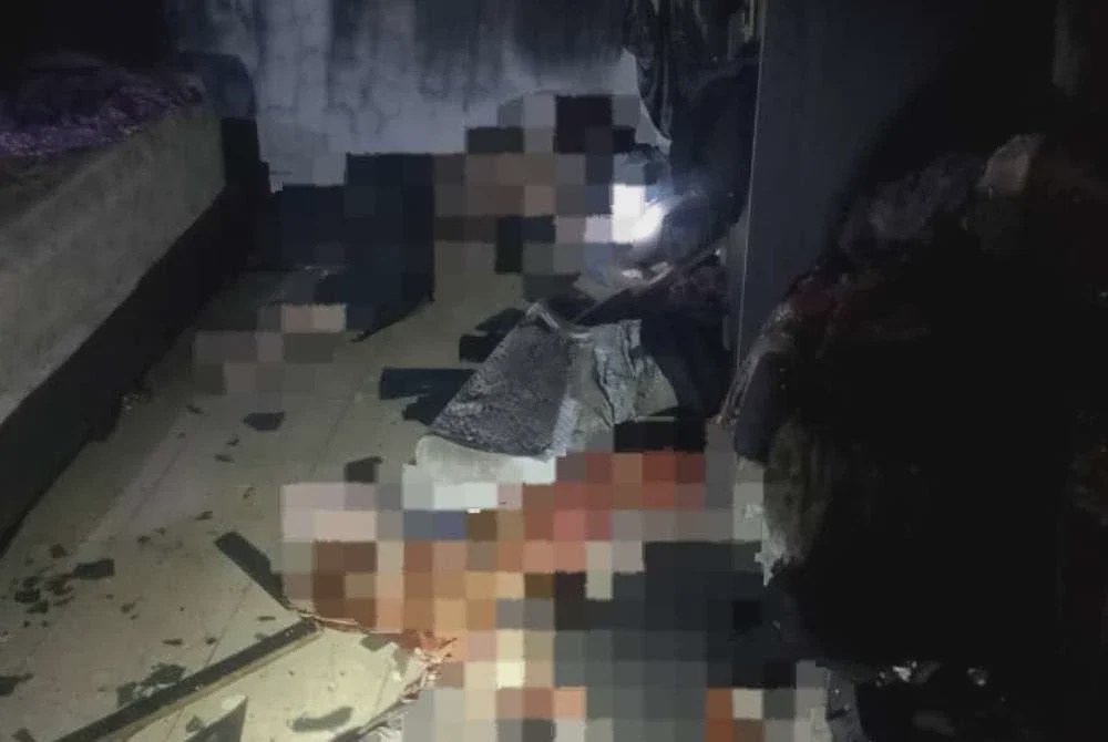 Image from: Ibu, dua anak lelaki maut dalam kebakaran rumah