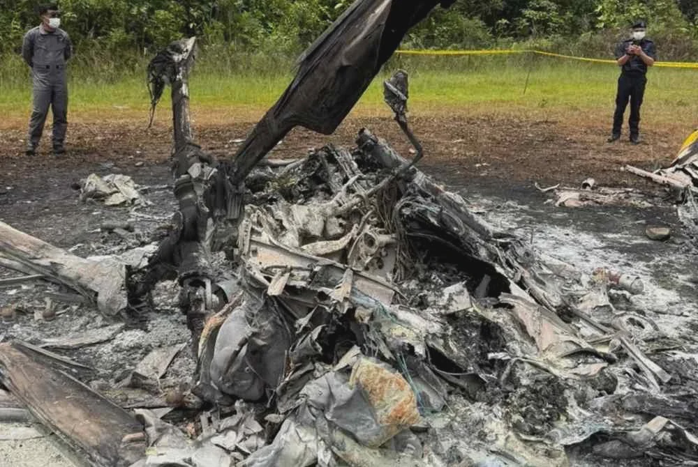Image from: Helikopter terhempas: KKM tunggu laporan rasmi padanan DNA mangsa