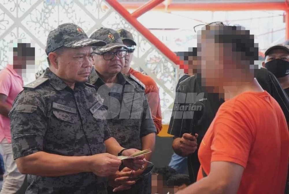 Image from: 'Suasana kecoh, tegang di Lebuh Pudu' - Warga asing bergelut dengan anggota imigresen
