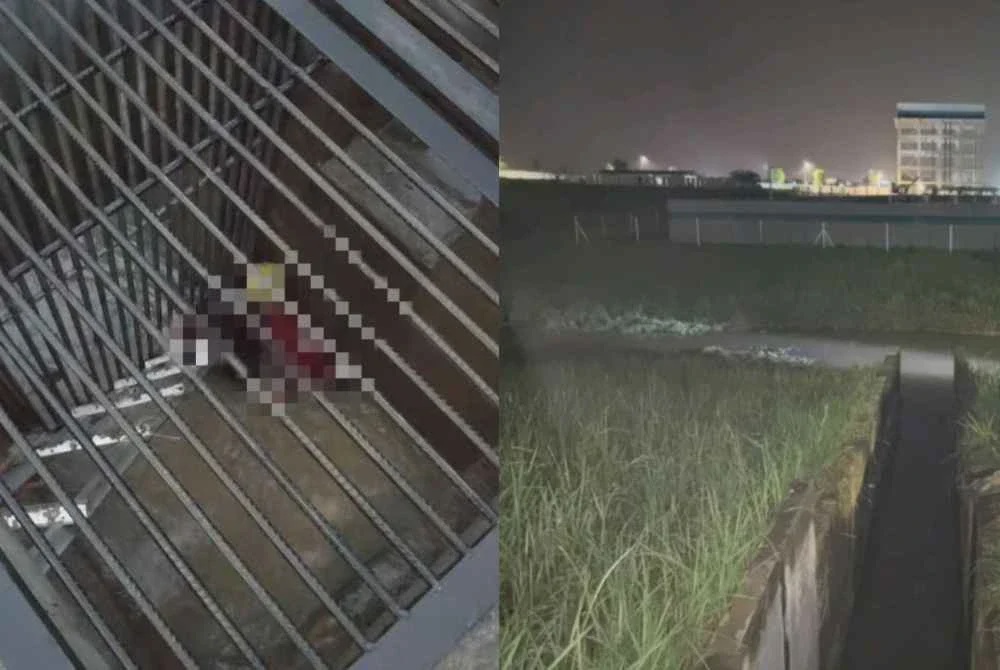 Image from: Ambil bola dalam longkang, polis sahkan empat kanak-kanak meninggal dunia
