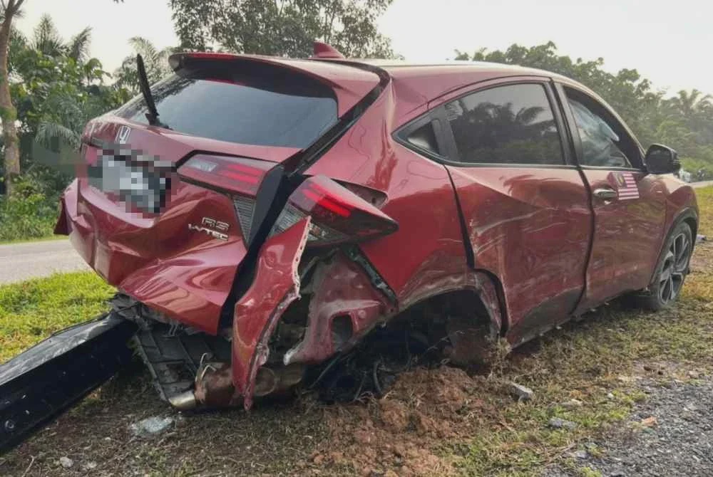 Image from: Penunggang motosikal berkuasa tinggi maut, tiga individu larikan diri selepas nahas