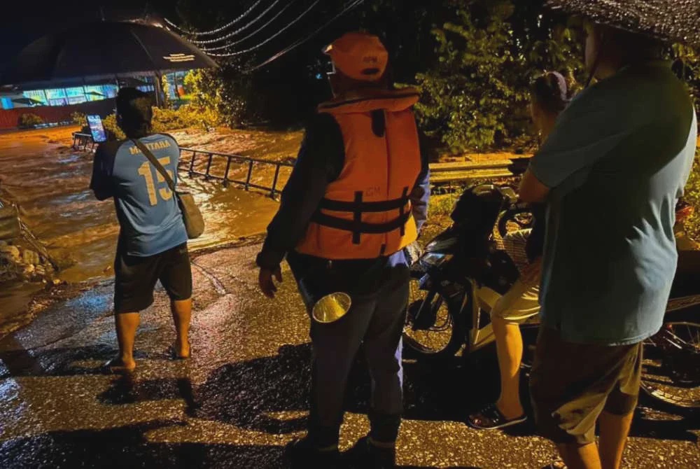 Image from: Lima kawasan di Gua Musang ditenggelami air, 19 mangsa dipindahkan