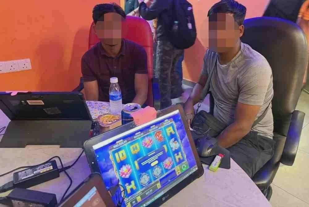 Image from: Warga asing buka premis judi sendiri, lengkap ciri keselamatan