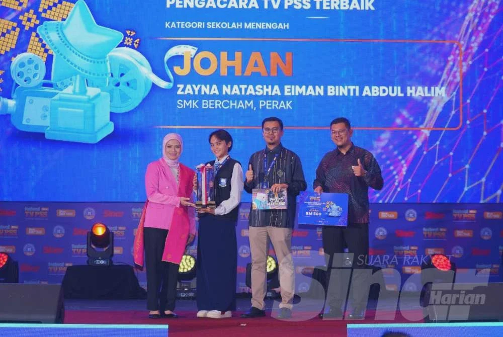 Image from: Festival TV PSS: Muhamad Faris, Zayna Natasha julang anugerah utama