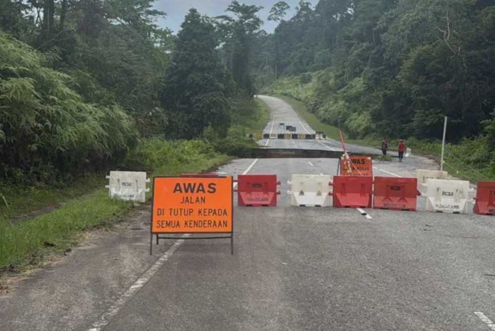 Image from: Lori muatan bakul buah dinaiki suami isteri terjunam ke kawasan tanah runtuh