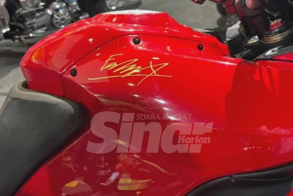 Image from: Tuah penjawat awam menang Ducati ditanda tangan Tengku Mahkota Kelantan