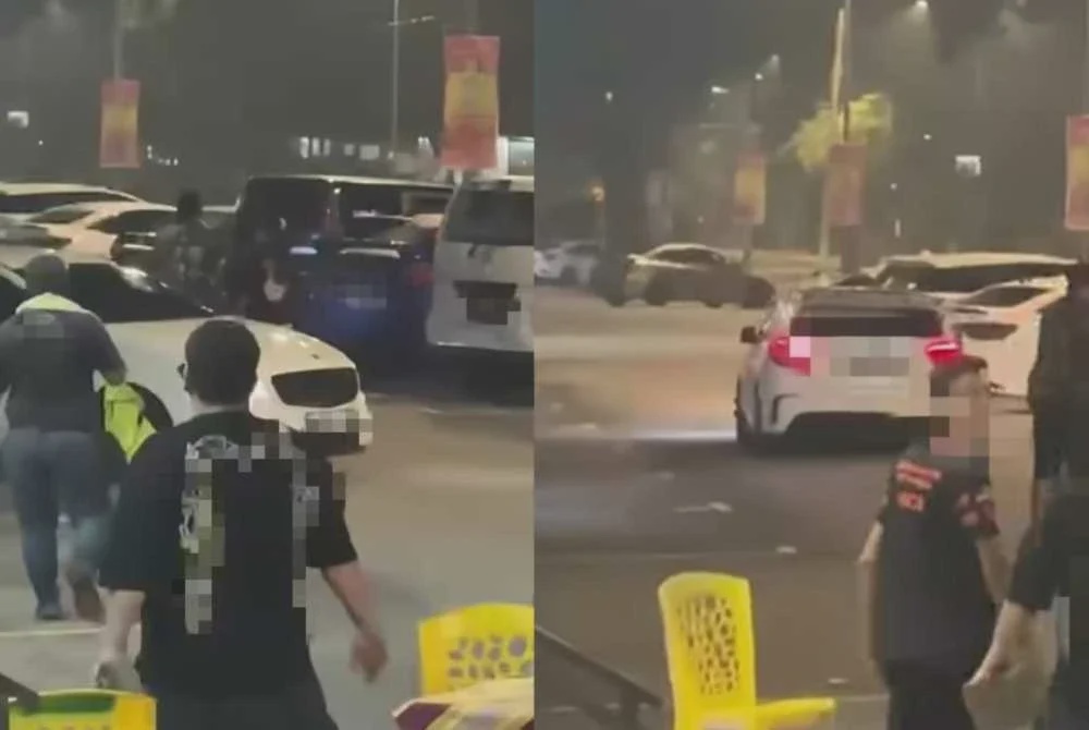 Image from: Video tular: Hayun paip besi sebelum rempuh gerai bubur, suspek kini diburu