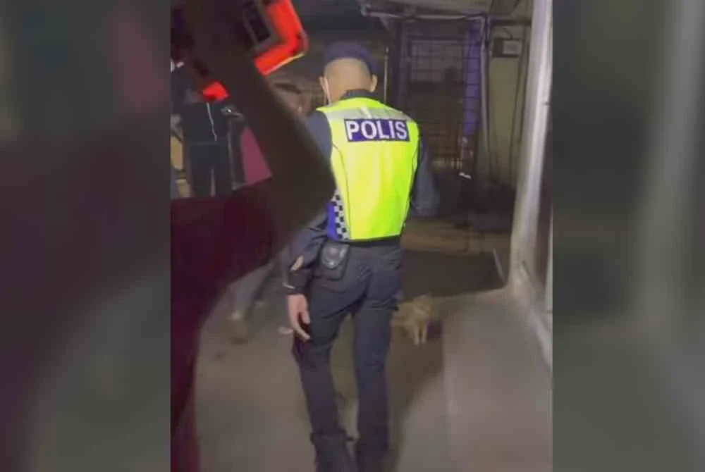 Image from: 'Kantoi' dalam 'live' TikTok, rumah simpan stok air ketum diserbu polis