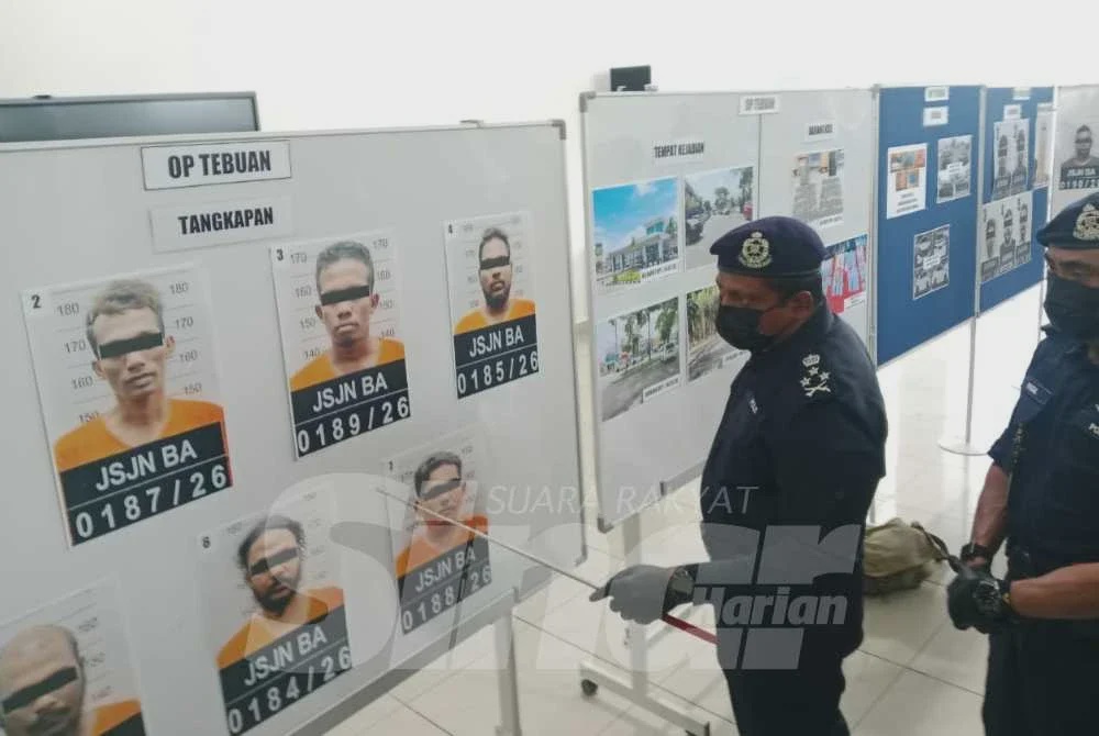 Image from: ‘Tokan’ gangster tumpas, dadah RM18.16 juta dirampas