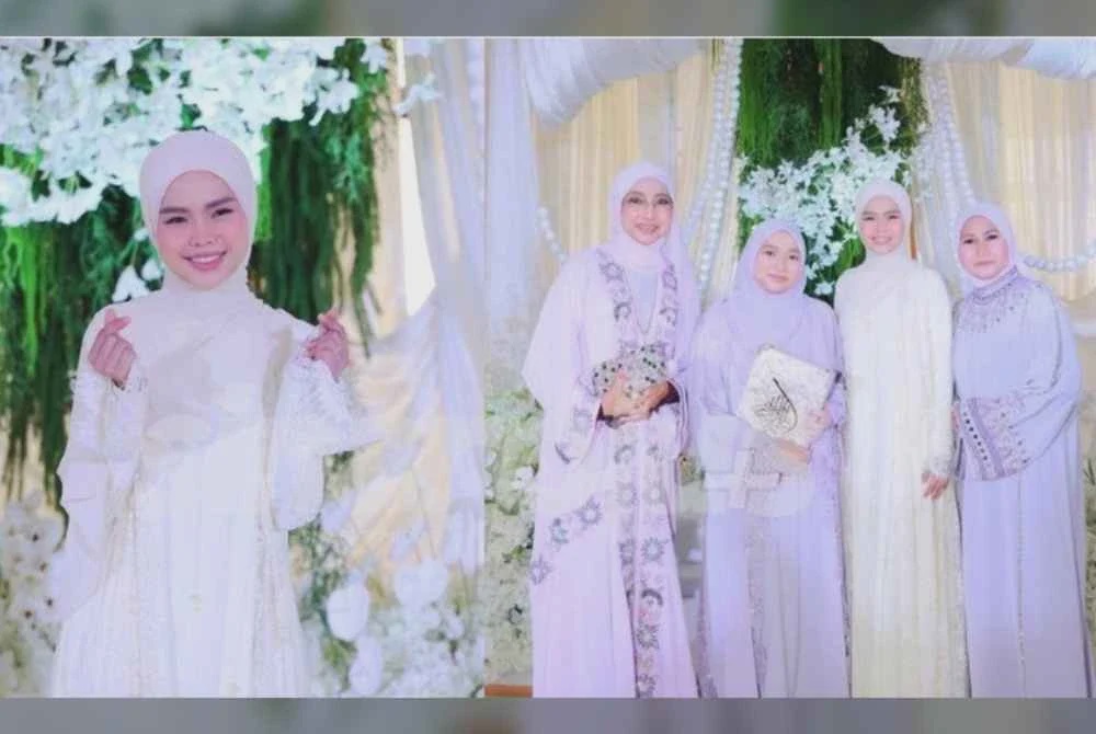 Image from: 'Sebelum akad, biar ayat ALLAH tenangkan hati' - Bella Astillah khatam al-Quran, Syed Saddiq hadir bawa bunga
