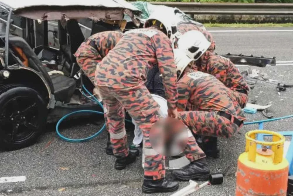 Image from: Dua wanita maut kemalangan babitkan lima kenderaan