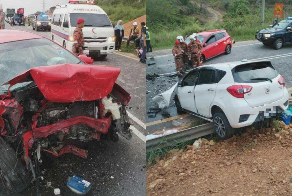 Image from: Ibu, bayi maut nahas empat kenderaan di Gua Musang