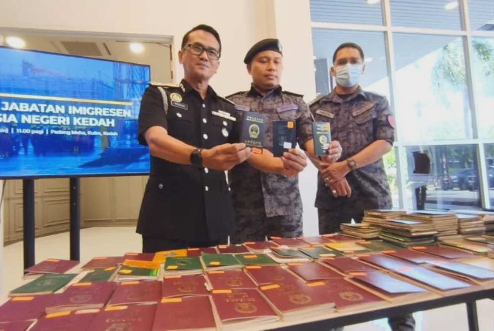Image from: Ops Mega: 630 warga asing ditahan di tapak pembinaan Kulim
