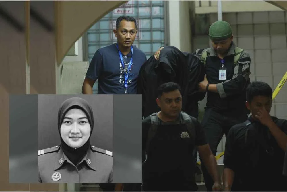 Image from: Pegawai AKPS maut: Suami serah diri ke balai polis selepas tikam isteri, pisau dirampas