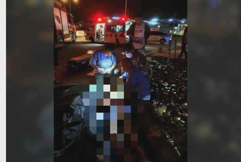 Image from: Tragedi awal pagi: Lelaki maut, seorang lagi parah