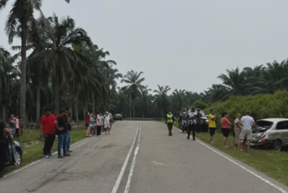 Image from: Lelaki OKU maut tercampak keluar kereta berpusing selepas terbabas