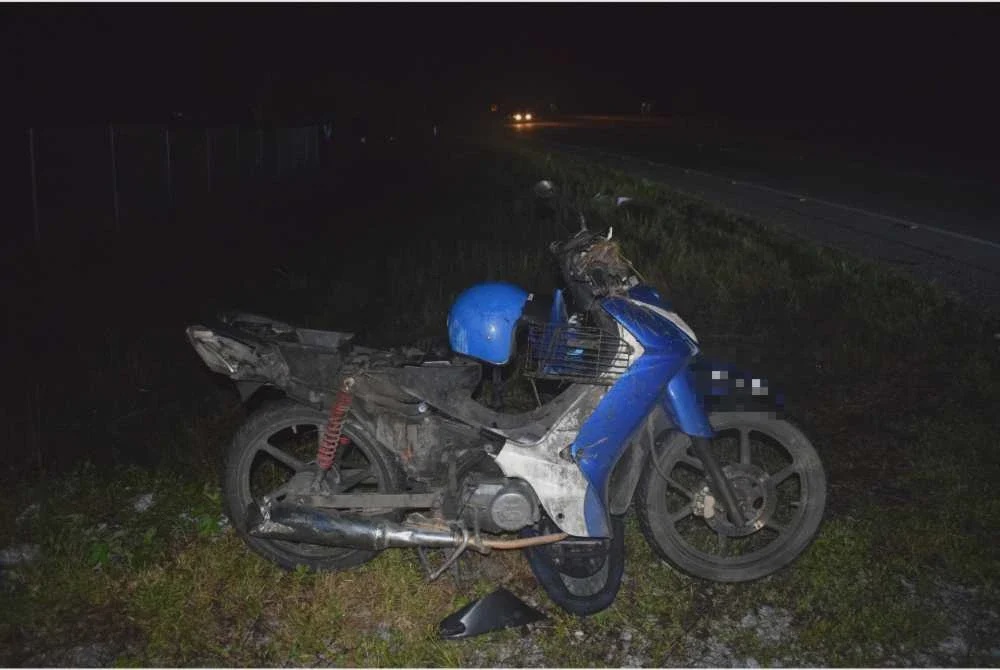 Image from: Penunggang motosikal maut dirempuh dari belakang