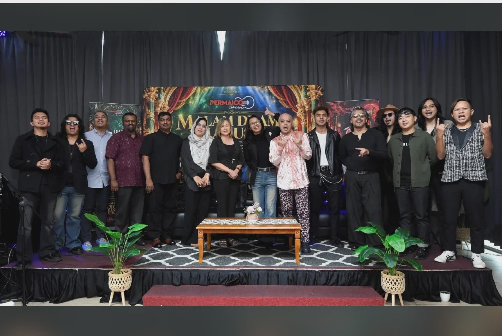 Image from: Drama Band, Asfan Shah & Manusia gabung tenaga di pentas